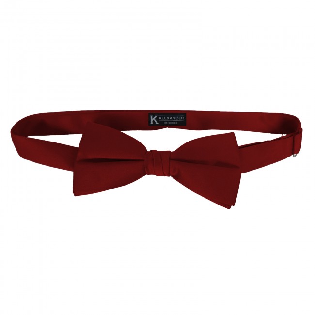 K. Alexander Bow Ties - Adjustable Band, Red