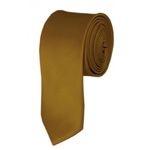Skinny Copper Ties Solid Color 2 Inch Tie Mens Neckties