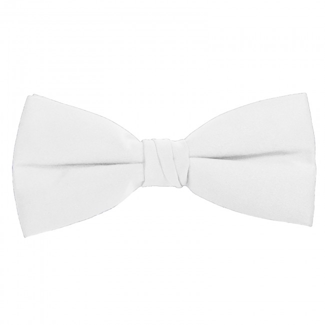 White Bow Ties - Pre-Tied with an adjustable band - Wholesale prices no ...
